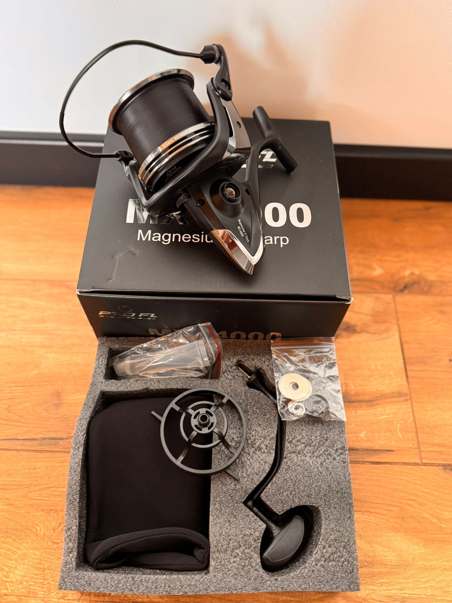 Kołowrotek karpiowy Magnesium MX rozmiar 14000 nowy kompatybilny z Shimano Aero Technium MGS XTD